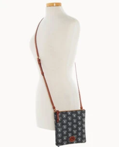 NFL Raiders North South Top Zip Crossbody Raiders -Dooney & Bourke BL371G NJBLPATNRAID ALT4