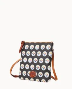 NFL Steelers North South Top Zip Crossbody Steelers 14 NFL Steelers North South Top Zip Crossbody Steelers -Dooney & Bourke BL371G NJBLPATNSTLR ALT1 1