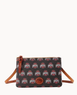 Collegiate Ohio State University Top Zip Crossbody Ohio State