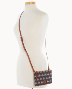 Collegiate Ohio State University Top Zip Crossbody Ohio State -Dooney & Bourke BL372G AABLPATNOHST ALT4