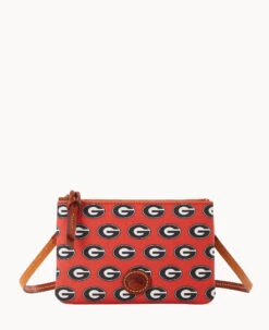 Collegiate University Of Georgia Top Zip Crossbody University Of Georgi -Dooney & Bourke BL372G AARDPATNGEA0 2