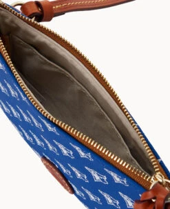 MLB Blue Jays Top Zip Crossbody Blue Jays -Dooney & Bourke BL372G MJBUPATNBJAY ALT2