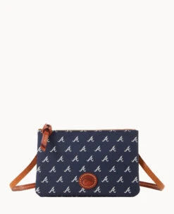 MLB Braves Top Zip Crossbody Braves