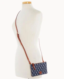 MLB Guardians Top Zip Crossbody Guardians 12 MLB Guardians Top Zip Crossbody Guardians -Dooney & Bourke BL372G MJNVPATNGUAR ALT4
