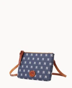 MLB Yankees Top Zip Crossbody Yankees 14 MLB Yankees Top Zip Crossbody Yankees -Dooney & Bourke BL372G MJNVPATNYANK ALT1 1