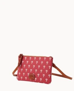 MLB Phillies Top Zip Crossbody Phillies -Dooney & Bourke BL372G MJRDPATNPHLI ALT1 1