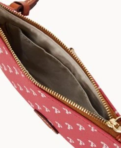 MLB Phillies Top Zip Crossbody Phillies -Dooney & Bourke BL372G MJRDPATNPHLI ALT2 1