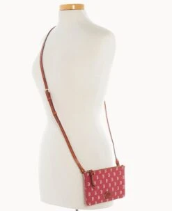 MLB Red Sox Top Zip Crossbody Red Sox -Dooney & Bourke BL372G MJRDPATNRDSX ALT4 1