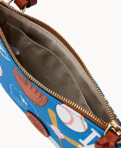 MLB Dodgers Top Zip Crossbody Dodgers 11 MLB Dodgers Top Zip Crossbody Dodgers -Dooney & Bourke BL372G QUBUPATNDODG ALT2