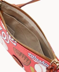 MLB Nationals Top Zip Crossbody Nationals 15 MLB Nationals Top Zip Crossbody Nationals -Dooney & Bourke BL372G QURDPATNNTNL ALT2 1