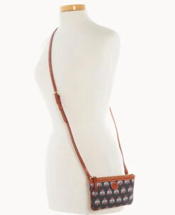 Collegiate Ohio State University Large Slim Crossbody Ohio State -Dooney & Bourke BL373G AABLPATNOHST ALT4