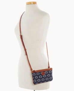Collegiate Penn State University Large Slim Crossbody Penn State -Dooney & Bourke BL373G AANVPATNPNST ALT4