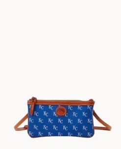 MLB Royals Large Slim Crossbody Royals -Dooney & Bourke BL373G MJBUPATNRYLS 1