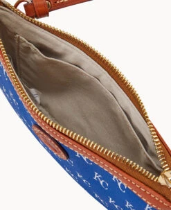 MLB Royals Large Slim Crossbody Royals -Dooney & Bourke BL373G MJBUPATNRYLS ALT2