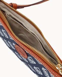 MLB Rays Large Slim Crossbody Rays 11 MLB Rays Large Slim Crossbody Rays -Dooney & Bourke BL373G MJNVPATNRAYS ALT2