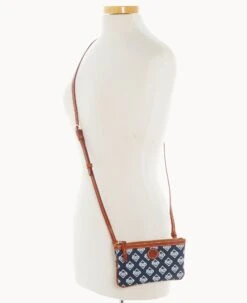 MLB Rays Large Slim Crossbody Rays 16 MLB Rays Large Slim Crossbody Rays -Dooney & Bourke BL373G MJNVPATNRAYS ALT4 1