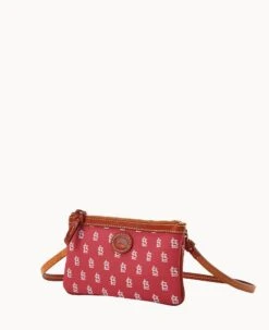 MLB Cardinals Large Slim Crossbody Cardinals -Dooney & Bourke BL373G MJRDPATNCDNL ALT1 1