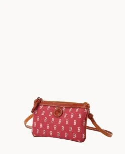 MLB Red Sox Large Slim Crossbody Red Sox -Dooney & Bourke BL373G MJRDPATNRDSX ALT1 1