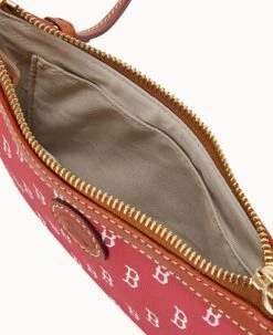 MLB Red Sox Large Slim Crossbody Red Sox -Dooney & Bourke BL373G MJRDPATNRDSX ALT2 1