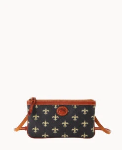 NFL Saints Large Slim Crossbody Saints 17 NFL Saints Large Slim Crossbody Saints -Dooney & Bourke BL373G NJBLPATNSNTS 2