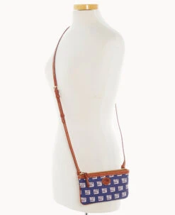 NFL NY Giants Large Slim Crossbody Giants 12 NFL NY Giants Large Slim Crossbody Giants -Dooney & Bourke BL373G NJNVPATNGIAN ALT4