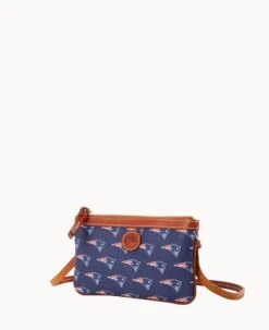 NFL Patriots Large Slim Crossbody Patriots -Dooney & Bourke BL373G NJNVPATNPATR ALT1 1