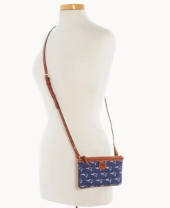 NFL Patriots Large Slim Crossbody Patriots -Dooney & Bourke BL373G NJNVPATNPATR ALT4 1