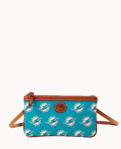 NFL Dolphins Large Slim Crossbody Dolphins