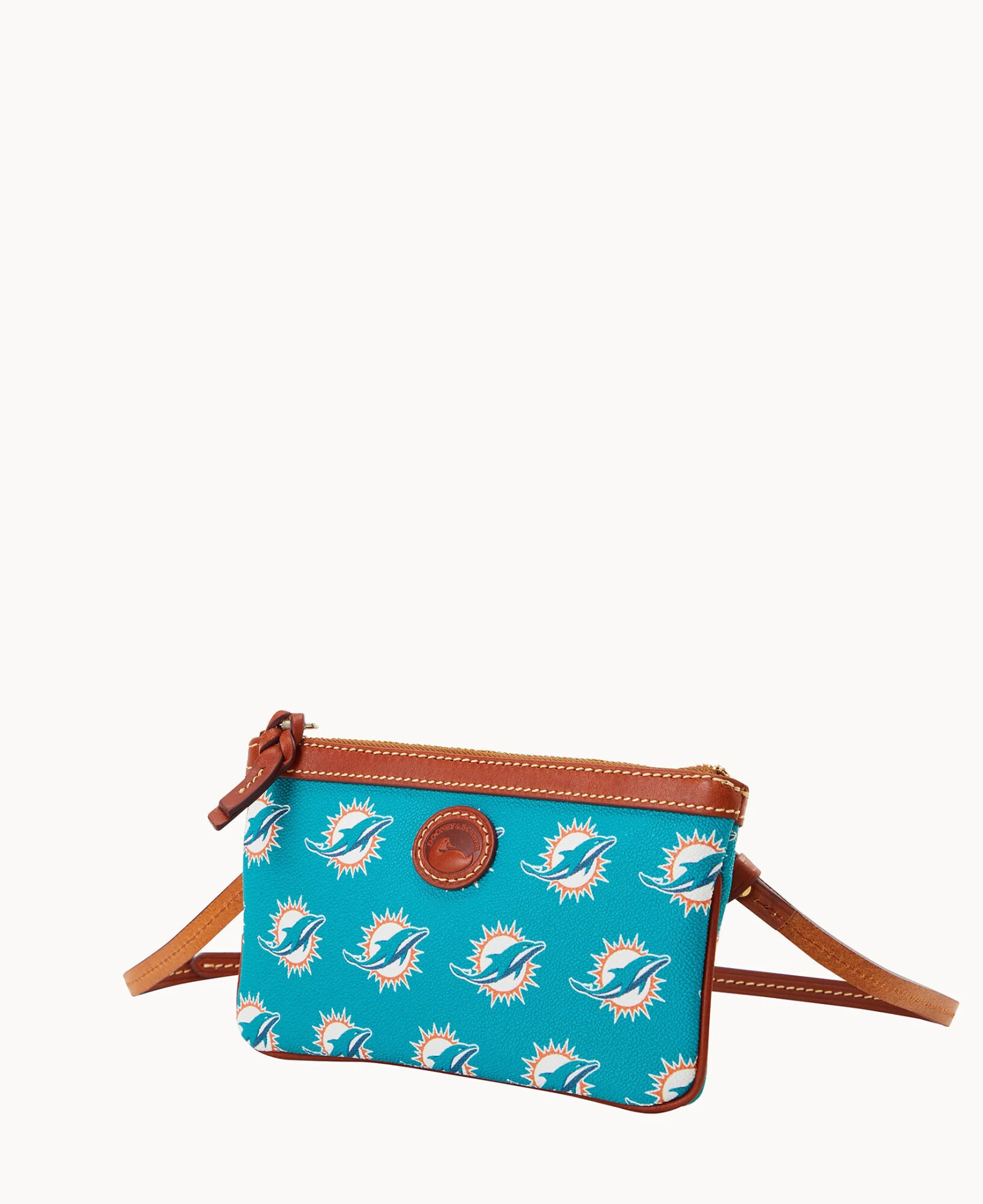 NFL Dolphins Large Slim Crossbody Dolphins 2 NFL Dolphins Large Slim Crossbody Dolphins - Image 2