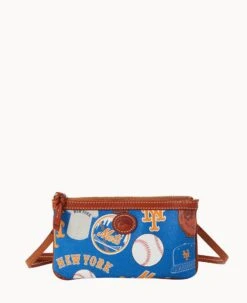 MLB Mets Large Slim Crossbody Mets -Dooney & Bourke BL373G QUBUPATNMETS 1