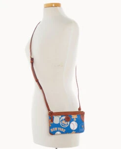 MLB Mets Large Slim Crossbody Mets -Dooney & Bourke BL373G QUBUPATNMETS ALT4