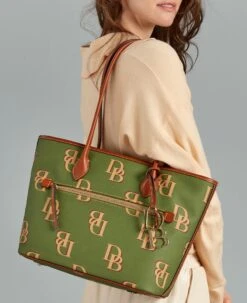 Monogram Tote Avocado -Dooney & Bourke BMONO1964 ILD lifestyle 1