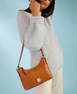 Ostrich Baguette Black -Dooney & Bourke BOSTR2324 ILD lifestyle 1