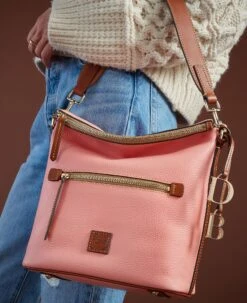 Pebble Grain Sac Hot Pink 26 Pebble Grain Sac Hot Pink -Dooney & Bourke BPEBC1966 ILD lifestyle 1