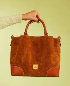 Suede Brenna Amber -Dooney & Bourke BSUED1905 ILD lifestyle 1