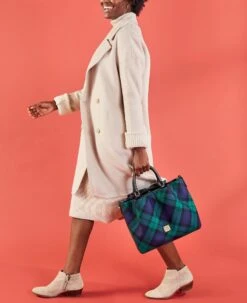 Tartan Large Barlow Black -Dooney & Bourke BTART1039 ILD lifestyle 1