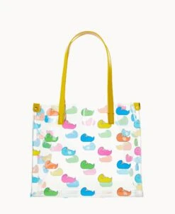 DB Sport Duck Multi Duck Medium Shopper Yellow -Dooney & Bourke G1024G PLMULTYL 1