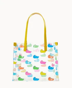 DB Sport Duck Multi Duck Medium Shopper Yellow