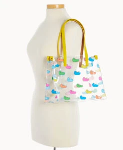 DB Sport Duck Multi Duck Medium Shopper Yellow -Dooney & Bourke G1024G PLMULTYL ALT4