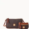 Pebble Grain Lexi Crossbody Chr(38) Small Coin Case Brown Tmoro