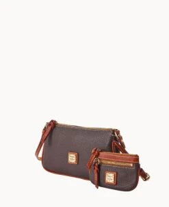 Pebble Grain Lexi Crossbody Chr(38) Small Coin Case Brown Tmoro -Dooney & Bourke M1400G AWBMPATNLING ALT1 1