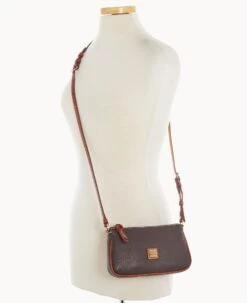 Pebble Grain Lexi Crossbody Chr(38) Small Coin Case Brown Tmoro -Dooney & Bourke M1400G AWBMPATNLING ALT4 1