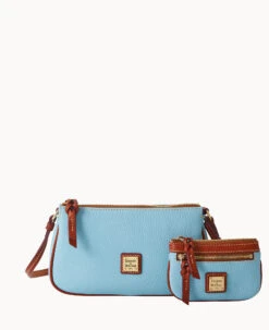 Pebble Grain Lexi Crossbody Chr(38) Small Coin Case Brown Tmoro -Dooney & Bourke M1400G AWYTPATNLING