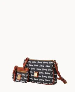 MLB Marlins Lexi Crossbody Sm Coin Case MARLINS -Dooney & Bourke M1400G MJBLPATNMRLN ALT1 1