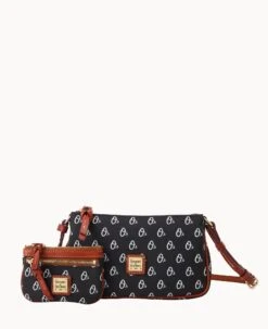 MLB Orioles Lexi Crossbody Sm Coin Case ORIOLES -Dooney & Bourke M1400G MJBLPATNORLS 2