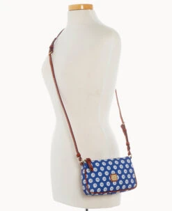 MLB Cubs Lexi Crossbody Sm Coin Case CUBS -Dooney & Bourke M1400G MJBUPATNCUBS ALT4