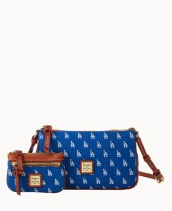 MLB Dodgers Lexi Crossbody Sm Coin Case DODGERS -Dooney & Bourke M1400G MJBUPATNDODG 1