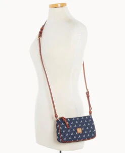 MLB Braves Lexi Crossbody Sm Coin Case BRAVES -Dooney & Bourke M1400G MJNVPATNBRVE ALT4