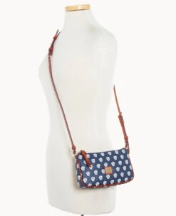 MLB Brewers Lexi Crossbody Sm Coin Case BREWERS 12 MLB Brewers Lexi Crossbody Sm Coin Case BREWERS -Dooney & Bourke M1400G MJNVPATNBRWS ALT4