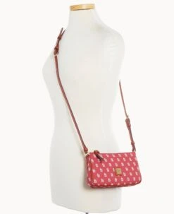 MLB Cardinals Lexi Crossbody Sm Coin Case CARDINALS -Dooney & Bourke M1400G MJRDPATNCDNL ALT4 1